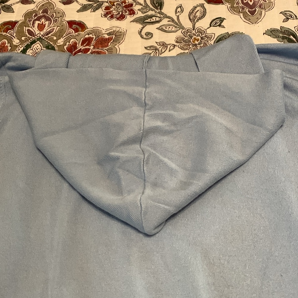 Women’s Cyrus long, hooded cardigan, light blue - Picture 9 of 9